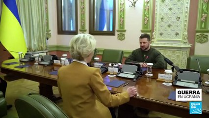 Ursula Von der Leyen en Kiev, una visita de alto nivel que promete aumentar la ayuda a Ucrania