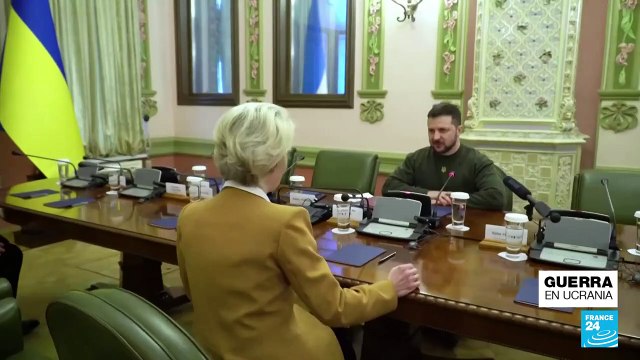 Ursula Von der Leyen en Kiev, una visita de alto nivel que promete aumentar la ayuda a Ucrania