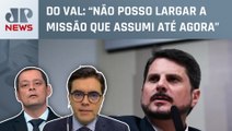Marcos do Val recua após acusar Bolsonaro de coação; Serrão e Vilela comentam