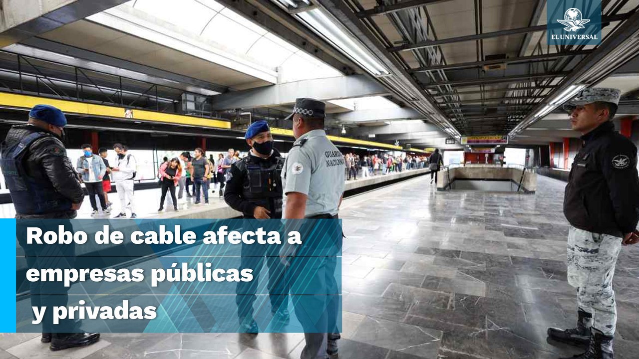 Sheinbaum informa que grupo de alto nivel combatirá el robo de cable de cobre en el Metro