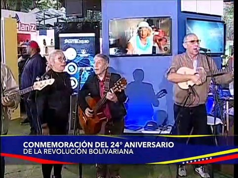 Jefe de Estado Nicolás Maduro conmemora el 24° Aniversario de la Revolución Bolivariana