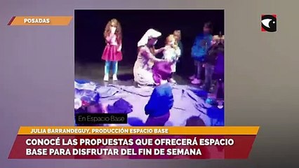 Conocé las propuestas que ofrecerá Espacio Base para disfrutar del fin de semana