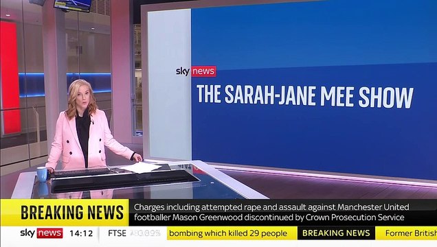 Manchester United footballer Mason Greenwood has all charges against him dropped