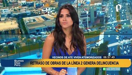 Aprovechan a robar en avenidas cerradas por obras de Línea 2 del Metro de Lima