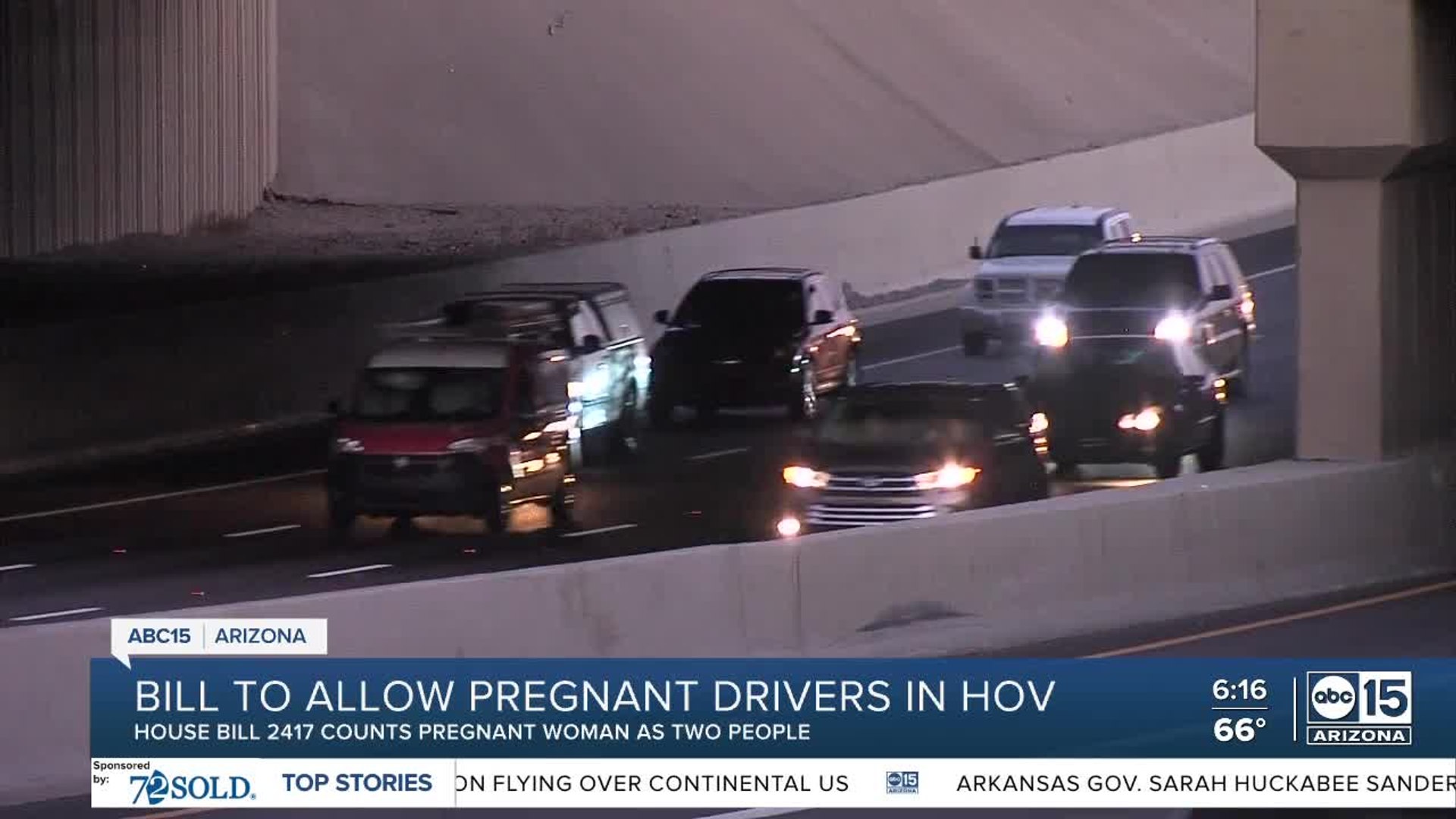 ⁣New bill allowing pregnant women to drive in the HOV lane sparks controversy