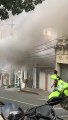 Bomberos Medellín controló incendio en fábrica de confecciones en Las Palmas-2