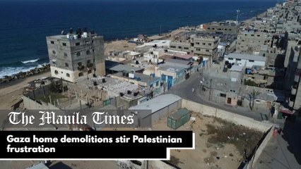 Gaza home demolitions stir Palestinian frustration