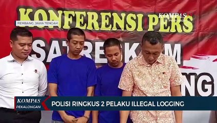 Polisi Ringkus Dua Pelaku Illegal Logging