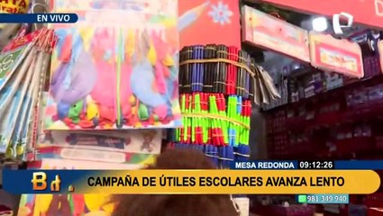 "Las ventas están muy bajas": campaña de útiles escolares al borde del fracaso ante protestas