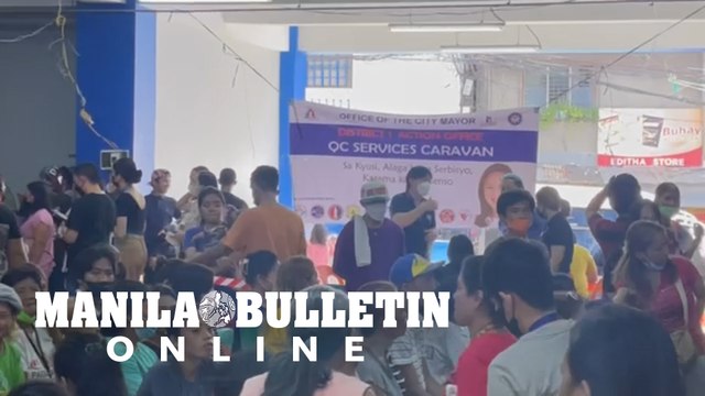 Residents of Quezon City avail dental care and other services offered by QC Services Caravan
