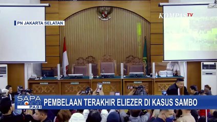 Pembelaan Terakhir Eliezer di Kasus Sambo, Disambut Teriakan 'Semangat Icad' dari Para Pendukung!