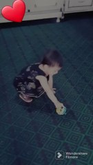 Baby is taking her first steps |How baby starts walking