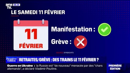 Mobilisation contre la réforme des retraites: y'aura-t-il des trains le 11 février?