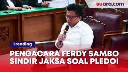 Sindir Jaksa, Pengacara Ferdy Sambo: 1.178 Halaman Pleidoi Cuma Dibalas 19 Halaman Replik