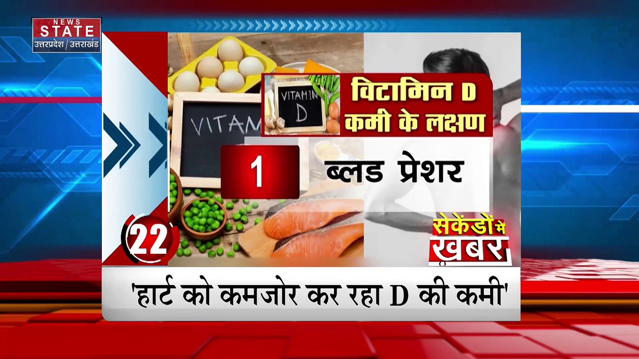 Seconds Mein Khabar : हार्ट को कमजोर कर रहा विटामीन D की कमी