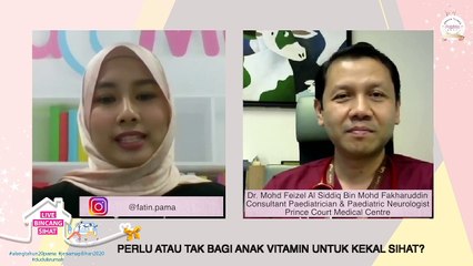 Perlu Atau Tak Beri Anak Vitamin Untuk Kekal Sihat