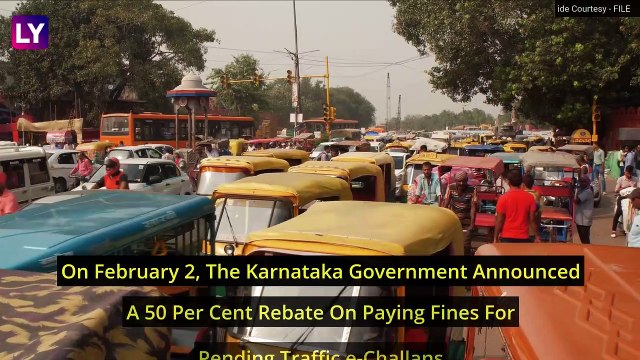 Karnataka Government Announces 50% Discount On Pending Traffic Fines Till February 11; Know How To Avail Rebate