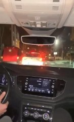 ATAŞEHİR'DE ASKER KONVOYUNDA TEHLİKELİ ANLAR