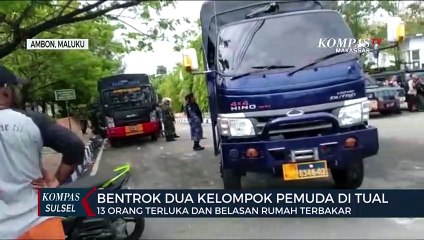 Bentrok Dua Kelompok Pemuda di Tual 13 Orang Terluka