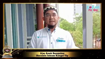 Ajar Anak Bersyukur, Hazamin INTEAM Kongsi Tip