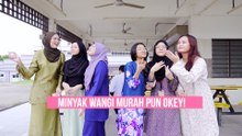 Minyak wangi murah pun okey!