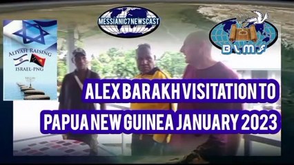 The international director for Aliya Raising Alex Barrack visited PNG January 2023. 