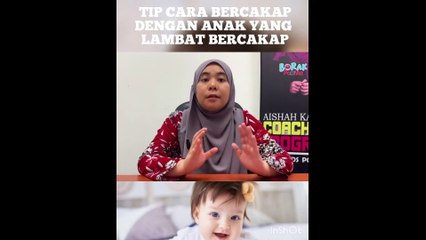 Tip Cara Bercakap Dengan Anak Yang Lambat Bercakap