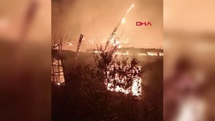 GECEKONDUDA ÇIKAN YANGINDA İKİ KİŞİ YAŞAMINI YİTİRDİ