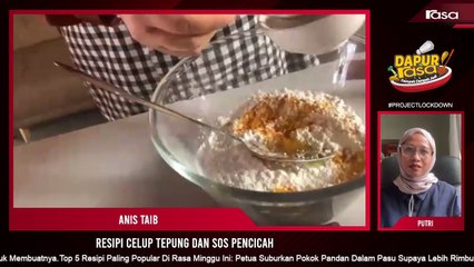 Ikan, Sotong & Udang Celup Tepung  Dapur Rasa Live