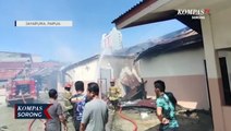 Diduga Korsleting Listrik  Dua Mes Dan Bekas VVIP Room Cafe Terbakar