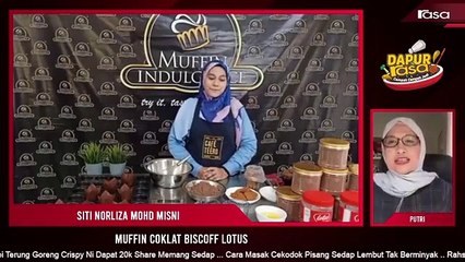 Muffin Coklat Biscoff Lotus Bersama Siti Norliza Mohd Misni