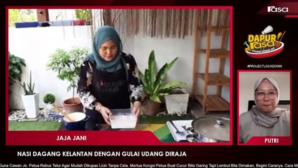 Nasi Dagang Kelantan & Gulai Udang Diraja  Dapur Rasa Live