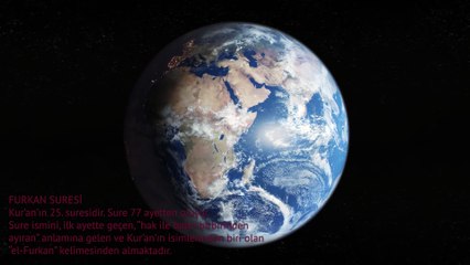 40 FURKAN SURESİ TÜRKÇE MEALİ
