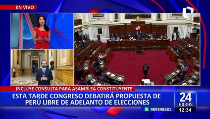 Congreso rechaza dictamen  para elecciones en 120 días y consulta sobre Asamblea Constituyente
