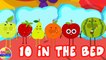 Fruits Ten In The Bed + More Nursery Rhymes and Cartoons For Children