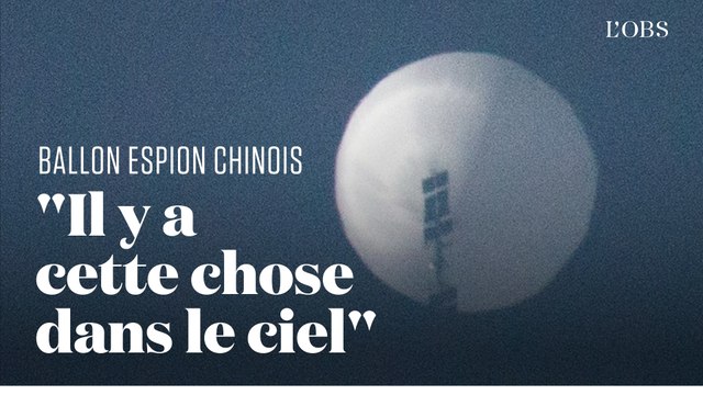 Les images du ballon espion chinois présumé au-dessus des Etats-Unis