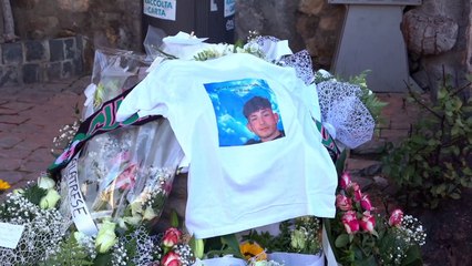 Thomas, manifestazione ad Alatri, gli amici raggiungono la piazza