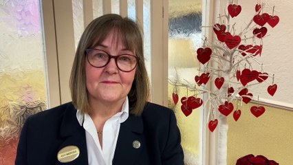 Hartlepool funeral directors creates Valentine's display