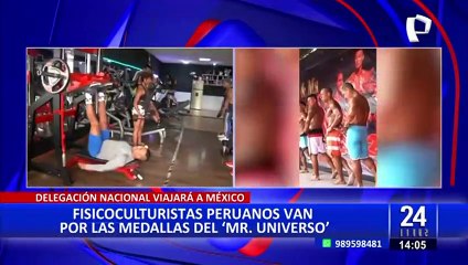fisicoculturistas peruanos viajan a México a participar en el “Míster Universo”