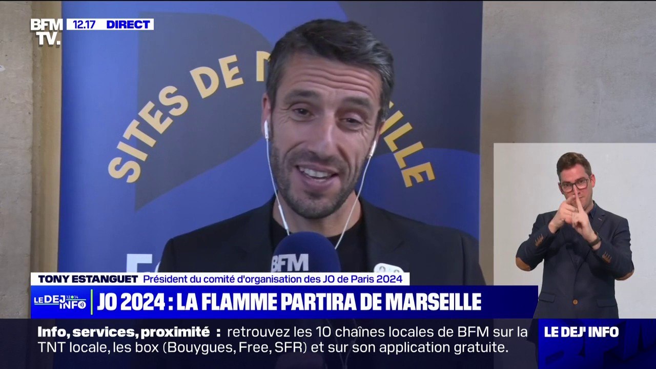 La flamme olympique des JO de Paris 2024 partira de Marseille, "une évidence" pour Tony Estanguet