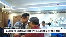 Bersama Elite PKS dan NasDem, Anies Baswedan Temui AHY di Kantor DPP Demokrat