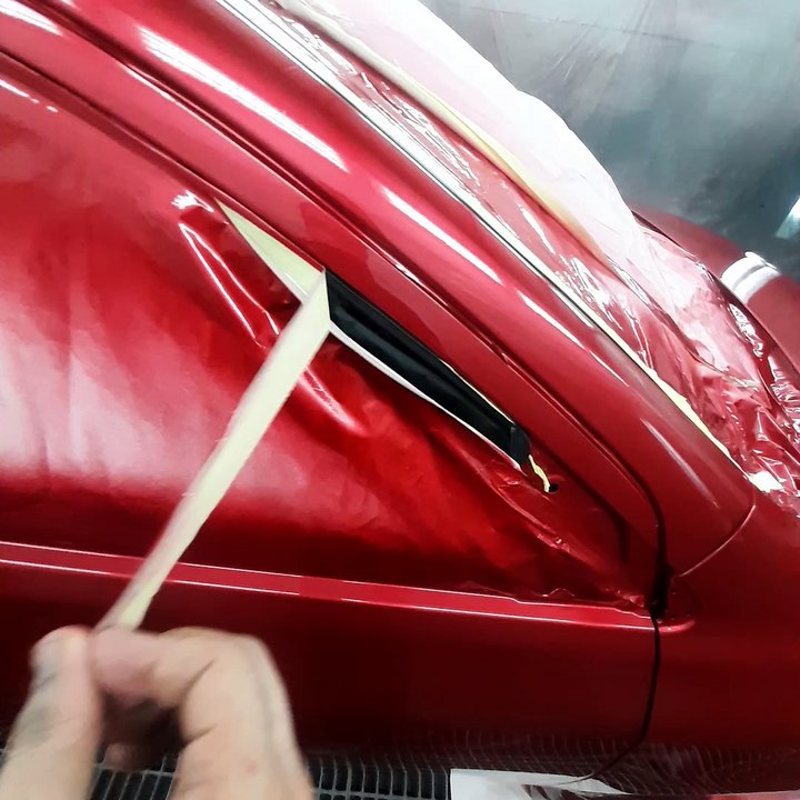 painting red diy طلاء السيارات video Dailymotion