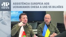 Líderes da UE encontram presidente Zelensky em Kiev