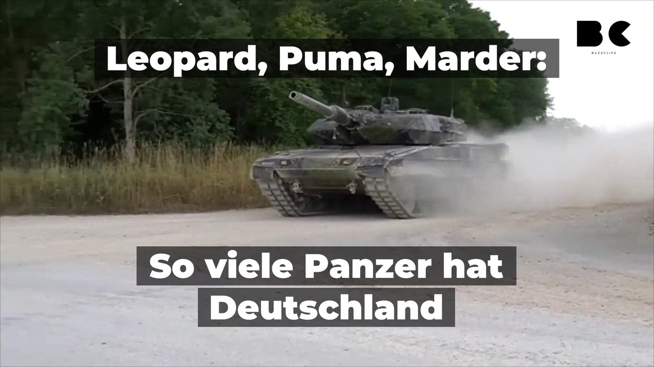 Leopard, Puma, Marder: So viele Panzer hat Deutschland
