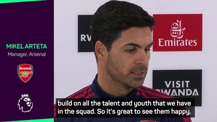 Arteta hails Martinelli's 'enormous potential' following new contract