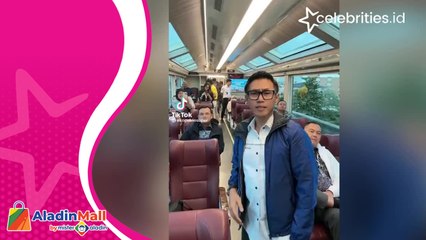 Eko Patrio Jajal Kereta Api Panoramic Sambil Nyanyi, Heboh Banget!