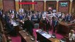 تصاویری از کشمکش و درگیری نمایندگان پارلمان صربستان