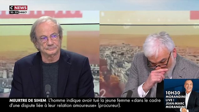 Pascal Praud ému dans L'heure des pros , sur CNEWS