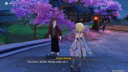 Genshin Impact | Chisato's Letter (World Quest) Guide How to get Travel Permit Inazuma