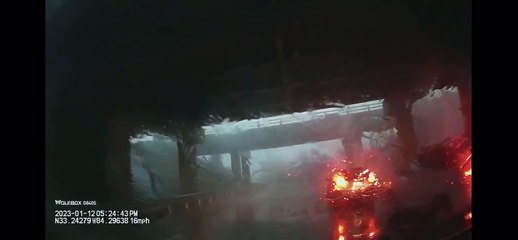 Driving Through A Tornado